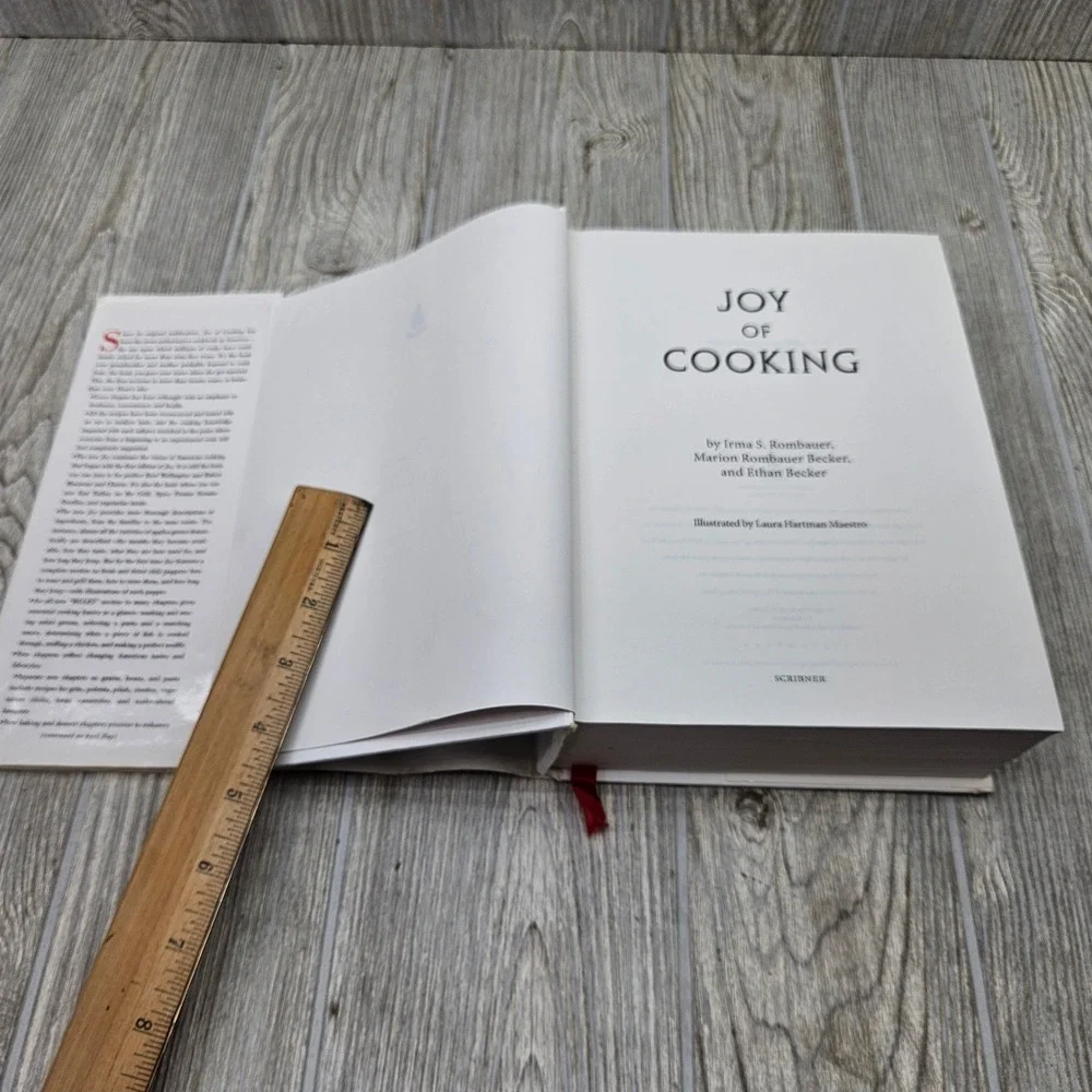 Joy of Cooking 1997 Hardcover Cookbook Irma Rombauer Becker Scribner 0684818701